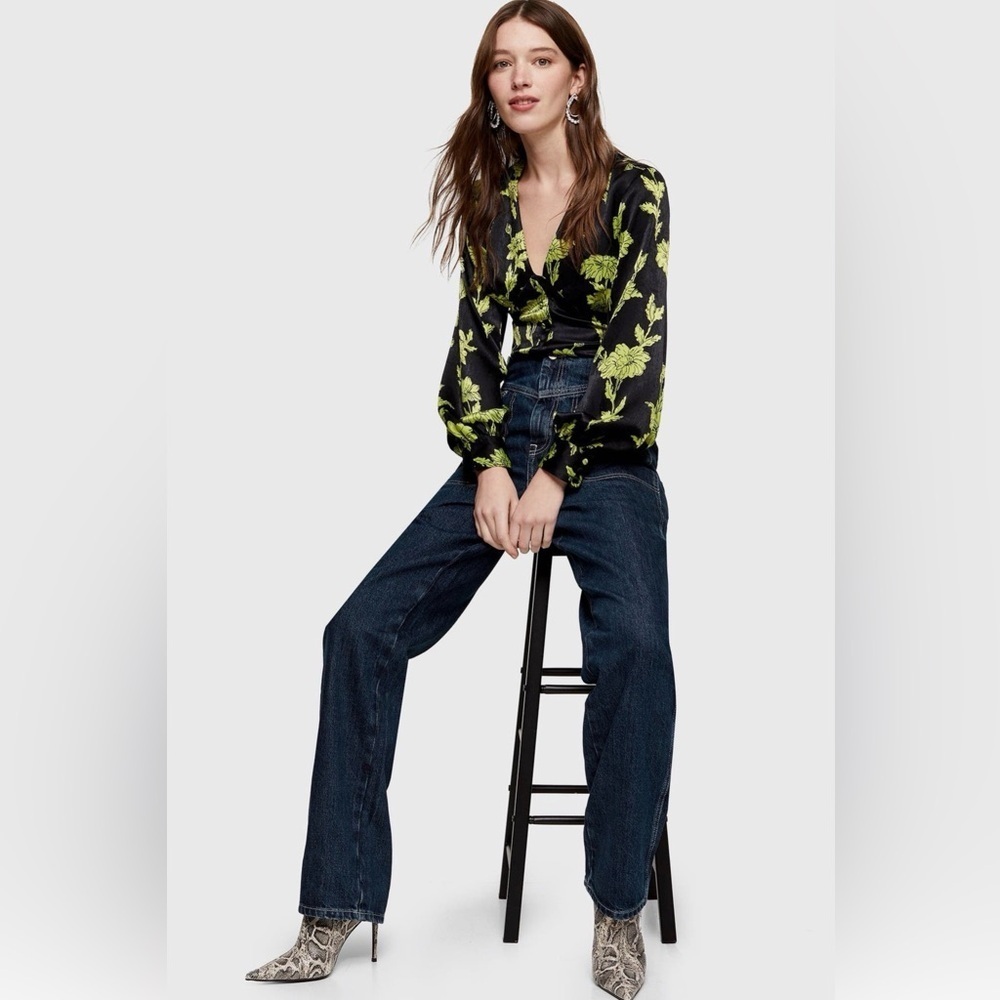 TOPSHOP V-Panel Jeans - Picture 3 of 15